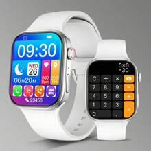 Smartwatch, Wireless Call/Dial, Multi-Sport Mode, Incoming Call Alert & Rejection, Short Message Alert, Message Alert View, Customized Wallpaper, Compatible With IOS/Andriod