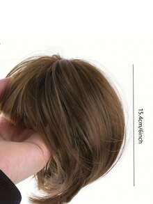 1 bộ tóc giả cho thú cưng có thể điều chỉnh, hình nấm màu nâu be, trang phục cho mèo và chó - Màu nâu  Mocha - Xem 3