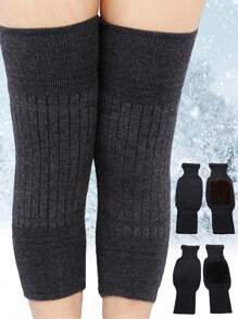 (Màu lông bên trong là ngẫu nhiên) 1 cặp đệm đầu gối mùa đông bằng vải nhung ấm áp cho người cao tuổi nam nữ ống chân co giãn giữ ấm viêm khớp đau thấp khớp nghỉ ngơi tại văn phòng - Đệm và bảo vệ đầu gối cho phụ nữ, nam giới, người già bị lạnh chân viêm khớp - Đệm chân mềm mại, thoáng khí, chống lạnh, đầu gối khi chạy, chơi thể thao và các hoạt động hàng ngày - Đặt hàng lớn hơn một cỡ để vừa vặn thoải mái - Nhiều màu - Xem 1