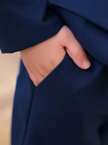 3 Peças/Conjunto Terno Formal Meninos Jovem: Jaqueta + Calça + Gravata, Apresentação no Palco, Pajens para Casamento, Roupa para Festival Escolar, Traje Formal para Festa, Outono