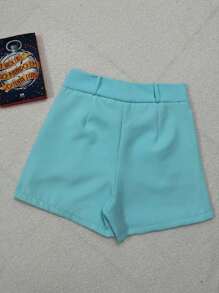 Women's Fashion Shorts And Short Skirts With Pockets And Zippers 388-1 - Rửa nhẹ - Xem 4