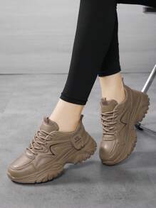 Women's Spring/Autumn/Winter Sports Shoes, Outdoor Lace-Up Low-Top Casual Running Sneakers, Non-Slip