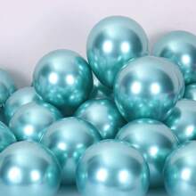 9 Inch Thickened Chrome Metal Balloon Wedding Party Decoration Wedding Balloon Set Can Use Printing - Green - View 2