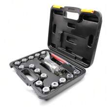 OUKANING Milling Lathe ER Collet MT3-ER32 Chuck Set 3-20mm Range Morse Chuck Holder Precision MT3 Shank Spanner ER32 Chuck With 15Pcs Collet 3-20mm Set For Milling - Steel Color - View 8