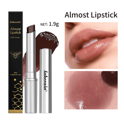 Lakerain Black Honey Lip Balm, Vitamin E Moisturizing, Natural Color Smooth Tinted Lip Balm