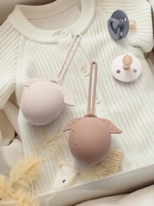 1 Stück Silikon Schnuller Halter Etui für Baby, lemon-förmiges, süßes tragbares Schnuller Aufbewahrungscase - 1 STÜCK - Übersicht 11