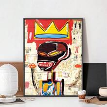 1PC B-Abst-Ract D-Basq-Uiats-APoster No Framed Poster Kraft Club Bar Paper Vintage Poster Wall Art Painting Bedroom Study Stickers Frameless, Canvas