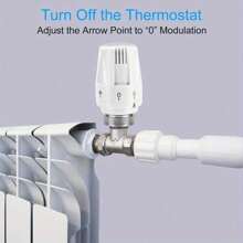 3PCS Thermostatic Radiator Head Smart Radiator Valve Replacement Head Heating System Temperature Control Valves Automatic Standard Radiator Valves Replacement For Home Office - Variant1 - View 7
