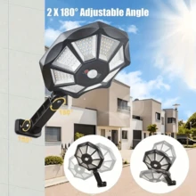 Đèn tường ngoài trời cảm biến chuyển động chạy bằng năng lượng mặt trời, đèn lối đi tích hợp cho sân vườn, hiên nhà, sân - ánh sáng trắng - Xem 9