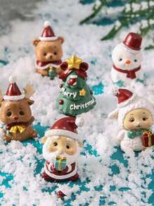 1pc Phim hoạt hình dễ thương Mini Santa Claus Bear Snowman Đồ trang trí Giáng sinh Đồ trang trí Giáng sinh Đồ trang trí nhà Đồ trang trí, Giáng sinh - Nhiều màu - Xem 8