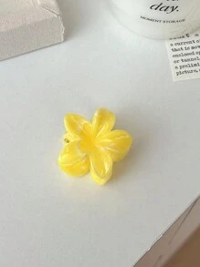 Set de 2 pinzas de pelo con flor de acrílico degradado elegante y pequeño, accesorios de peinado chic para recogido de mujer, regalos del Día de San Valentín, pinzas de pelo, sujetadores de pelo, pinzas de pelo