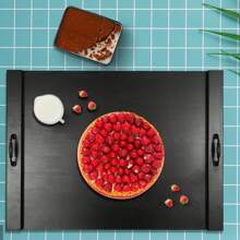 Noodle Board Multiple Wood Stove Counter Space Top Cover Decorative Tray Top Cover For Kitchen Noodle Board Stove Top Covers For Electric Stove And Gas Stove, Sink Cover, Cutting Boards, Serving Tray, 30x22 Inches - Black - View 1