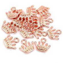 30 件 13x14 毫米皇冠吊坠锌合金金属 DIY 珠宝制作配件项链手链配件 - crown charms - 查看 11