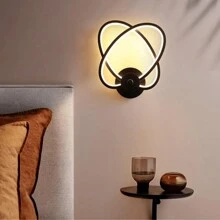 220V 创意小壁灯，现代 LED 壁灯，黑色/白色金属室内壁灯，3000K 暖光/6500K 冷白光，适用于客厅、卧室、走廊、楼梯 - 壁燈 - 查看 3