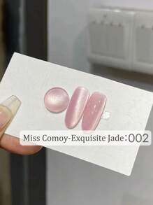 15ML Jade Cat Eye Nail Polish 2026 New White Ice Transparent Glass Bead Light Therapy Gel Professional Nail Salon Use - Multicolor - View 4