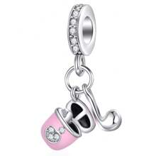 1pc Colorful Love Clover Pendant, Astronaut & Lollipop Charm DIY Jewelry Accessories Valentines