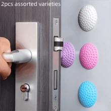 1set Silicone Door Stopper Bumper, Wall Protector, Handle Cushion, Soundproof Decorative Best Gifts Birthday - Multicolor - View 2