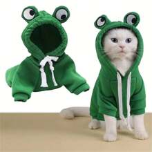 1 chiếc áo hoodie hình con chó mèo ếch, trang phục mèo biến hình ếch có mũ trùm đầu - Nhiều màu - Xem 12