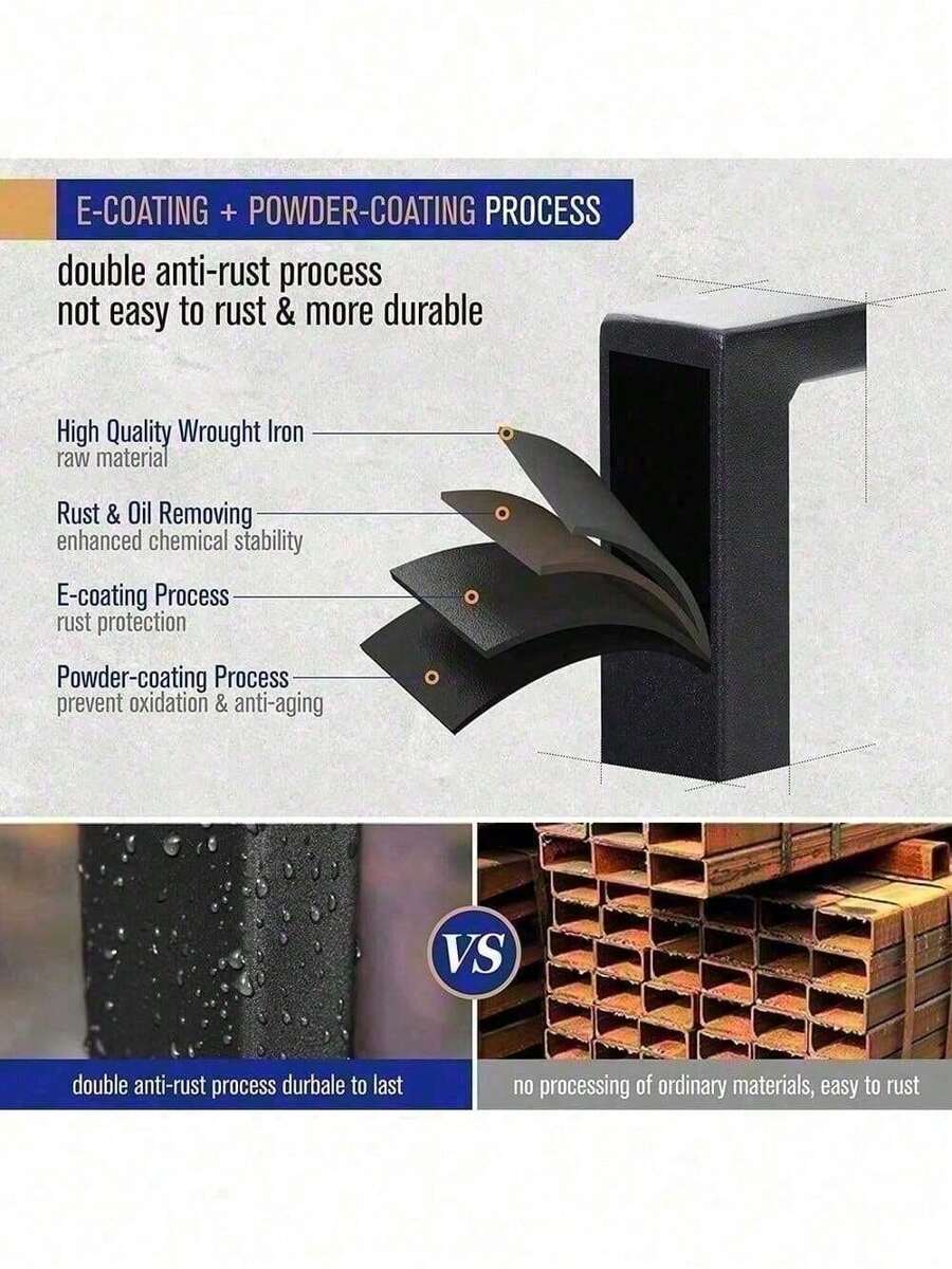 Conjunto de comedor para patio de 7 piezas, mesa de metal con agujero