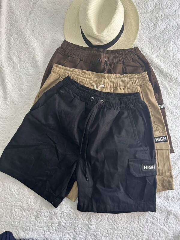Kit ---3 cores de 7 cores masculina bermuda