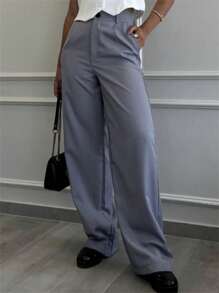 Women Pants - Grey - View 2