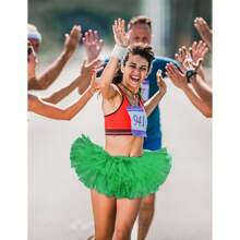 Tutus For Women Adult Tutu Tulle Skirts Costumes For Women 5 Layered Womens Tutu Skirts Teens Halloween Ballet - Grass Green - View 2