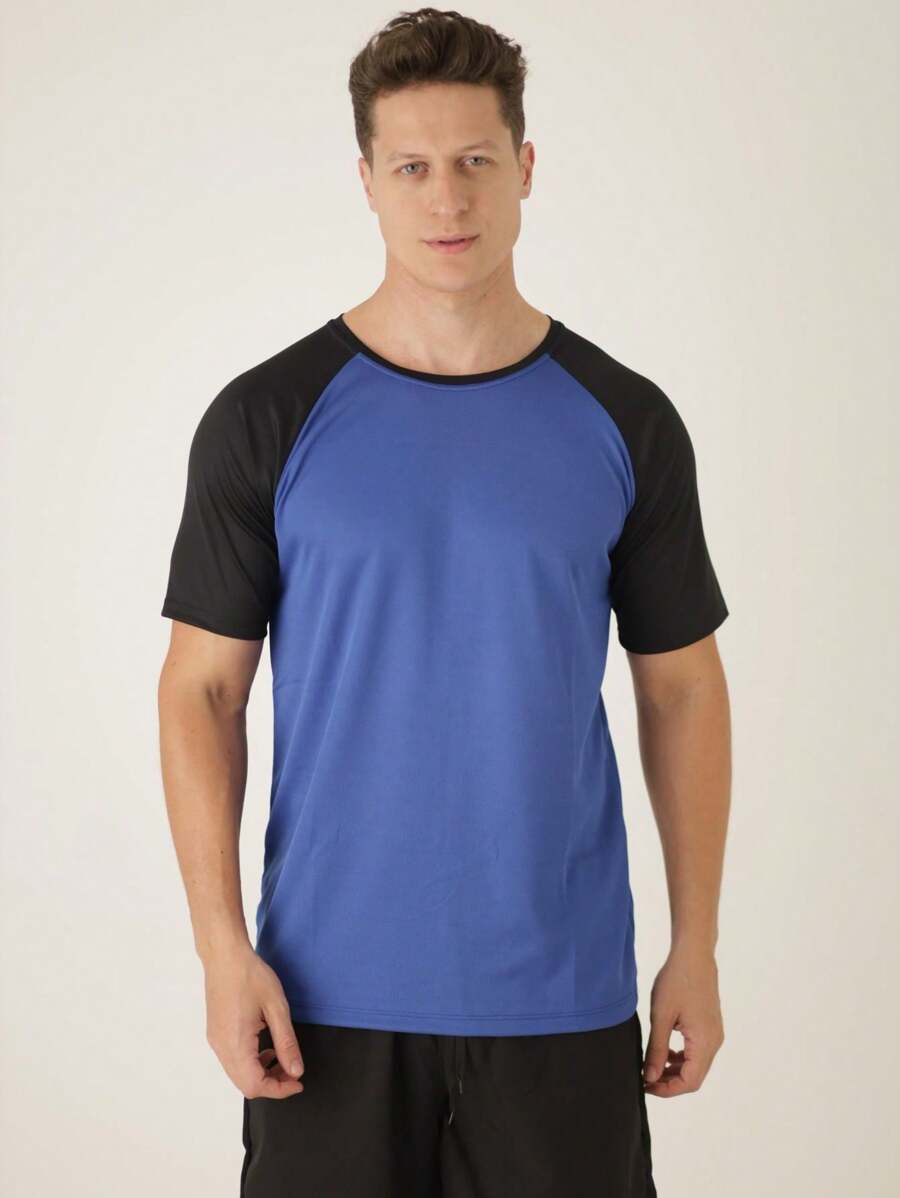 Men T-Shirts - 藍色 - 查看 1