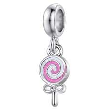 1pc Colorful Love Clover Pendant, Astronaut & Lollipop Charm DIY Jewelry Accessories Valentines
