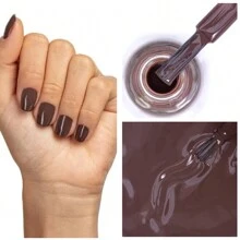Kit 4 Esmaltes Risque Tons de Marrons e Nude Hipoalergênico