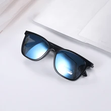 Gafas inteligentes Bluetooth con lentes polarizados, gafas de sol de absorción magnética, adecuadas para conducir, pescar, deportes al aire libre, anti-UV y con manos libres, carga magnética - Unitalla - Ver 11