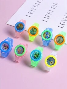 1/5/10/20pcs Cartoon Graphic Party Watch, Random Animal Shaped Birthday Party Decoration Bracelet, Small Gift Ornament Shaking Cute Fun, Christmas Gift, Party Favors, Gift Bag Fillers, Classroom Prizes, Party Bag Bracelet, Birthday Gifts