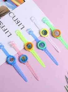 1/5/10/20pcs Cartoon Graphic Party Watch, Random Animal Shaped Birthday Party Decoration Bracelet, Small Gift Ornament Shaking Cute Fun, Christmas Gift, Party Favors, Gift Bag Fillers, Classroom Prizes, Party Bag Bracelet, Birthday Gifts