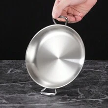 1 Stück Gold/Silber, Edelstahl Grillplatte, Speiseteller, Grillplatte, Speiseteller, Bankettteller, Dessertteller, Kuchenteller, Obstplatte, Snackteller, Küchenzubehör, Weihnachts-/Halloween-Potluck-Zubehör, Potluck-Zubehör, Pizzateller, Westlicher Teller, Frühstückstablett, Kaffee- und Teetablett, Partyzubehör, Valentinstag, Neujahrsgeschenke
