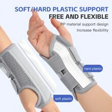 Vilico 1pc Wrist Support Brace, Night Wrist Splint With Adjustable Wrist Board, Unisex For Left & Right Hand, Gym Wrist Strap Accessory - Multicolor - View 4
