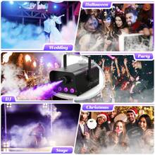 500W Fog Machine, 3 RGB LED Stage Smoke Special Effects With Remote Control, Preheat Indicator For Home, Carnival, Party, Music Show, Wedding, Club, Bar, KTV, Disco, DJ - 1個 - 查看 9