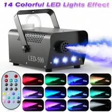 500W Fog Machine, 3 RGB LED Stage Smoke Special Effects With Remote Control, Preheat Indicator For Home, Carnival, Party, Music Show, Wedding, Club, Bar, KTV, Disco, DJ - 1個 - 查看 2