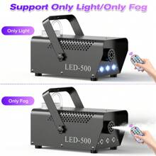 500W Fog Machine, 3 RGB LED Stage Smoke Special Effects With Remote Control, Preheat Indicator For Home, Carnival, Party, Music Show, Wedding, Club, Bar, KTV, Disco, DJ - 1個 - 查看 3