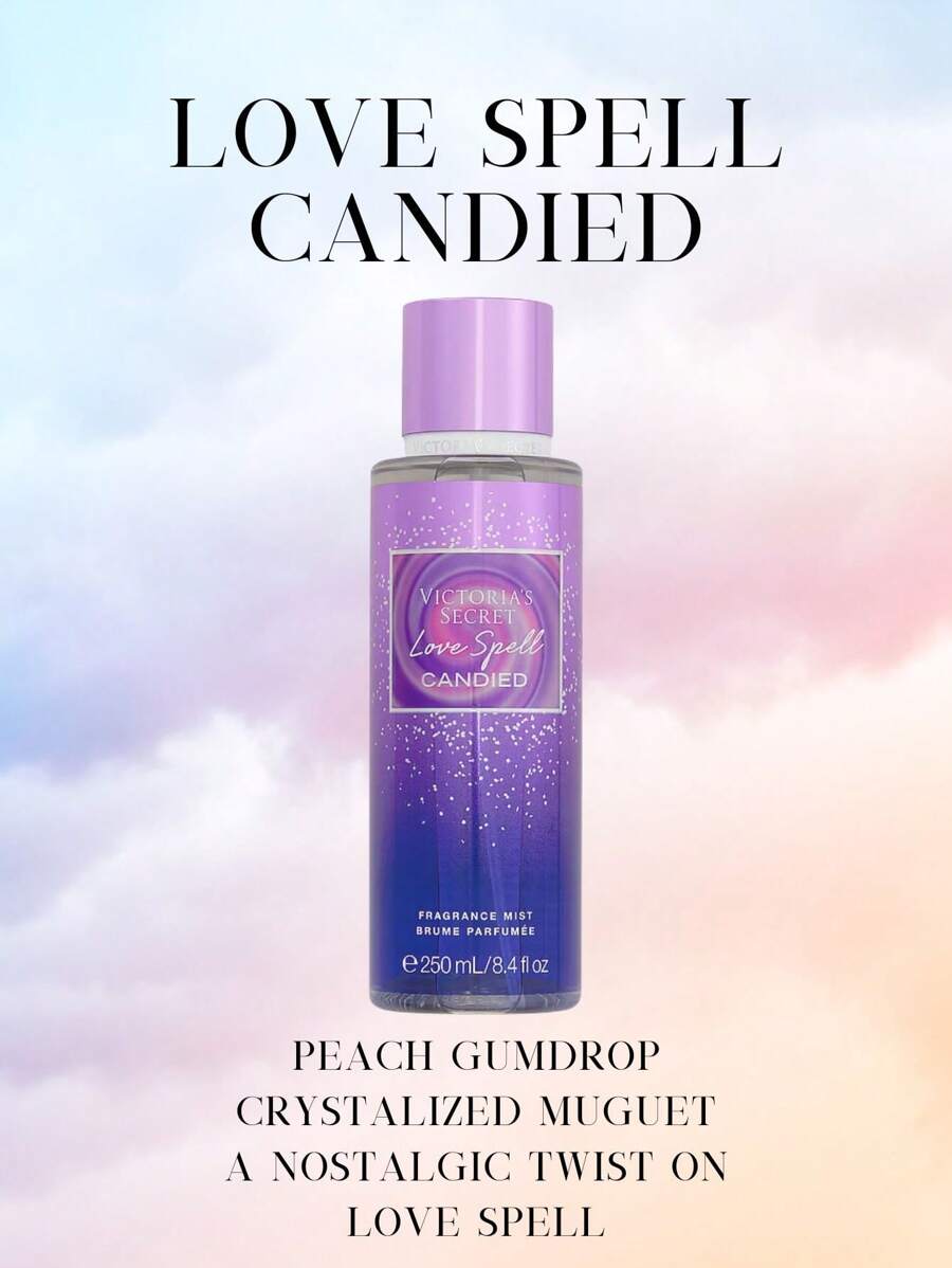 Victoria's Secret VS Body Mist Fragrance Pink Perfume - Love Spell (Candied) - View 1