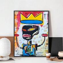 1PC B-Abst-Ract D-Basq-Uiats-APoster No Framed Poster Kraft Club Bar Paper Vintage Poster Wall Art Painting Bedroom Study Stickers Frameless, Canvas