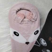 Kit 3 Pairs Of Colorful Animal Socks - 彩色 - 查看 4