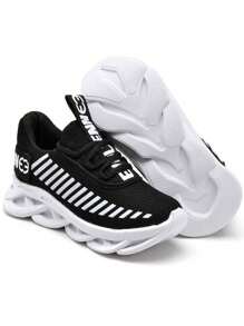 Evoltenn 2 Comfortable, Durable Children's Sneakers + Different Models - Đen và trắng - Xem 8