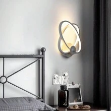 220V 创意小壁灯，现代 LED 壁灯，黑色/白色金属室内壁灯，3000K 暖光/6500K 冷白光，适用于客厅、卧室、走廊、楼梯 - 壁燈 - 查看 8