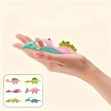 6/10/20pcs Slingshot Dinosaur Finger Toys, Mini Rubber Dino Figures Finger Sling Shot Toys, Flying Games Party Favors Gift Toy, Funny Gag Gifts Christmas Halloween Gift - Multicolor - View 11