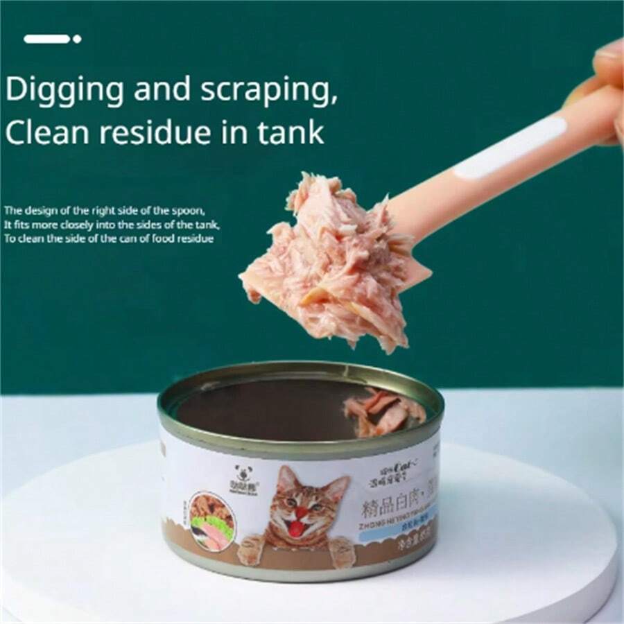 Pets Tableware Canned Spoons For Cats Dogs Wet Food For Pets Feeding