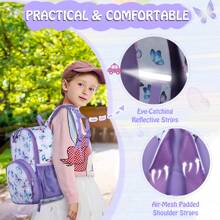 1 PCS Sac à dos mignon pour enfants, joli sac à dos hydrofuge pour enfants d'âge préscolaire, garçons, crèche, sac à dos pour filles avec sangle de poitrine, papillon, sac à dos, parfait pour l'extérieur, les voyages et la rentrée scolaire, la salle de classe
