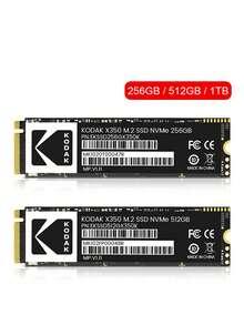 X350 256GB NVMe M.2 固态硬盘 - 黑色 - 查看 4