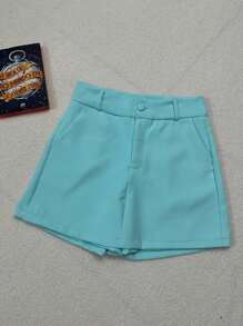 Women's Fashion Shorts And Short Skirts With Pockets And Zippers 388-1 - Rửa nhẹ - Xem 1