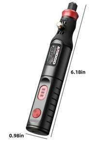 Portable Electric Polishing Machine Set, Suitable For Polishing, Grinding, Carving, Cutting, Drilling, USB Rechargeable Lithium Battery, Handheld Mini Electric Drill For Home Use, Polishing And Carving, Ideal For DIY Of Metal/Jade/Wood/Stationery/Glass/Plastic And Other Materials - Multicolor - View 5