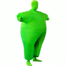 Inflatable Costume For Adult, Alien Halloween Inflatable Costumes, Alien Kidnapping Inflatable Costumes,Funny Halloween Blow Up - Green - View 4