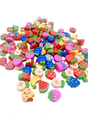 10个/50个迷你卡通橡皮擦，创意小礼物（随机组合）